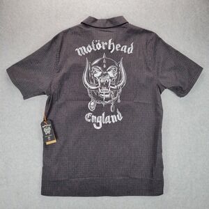 Roark Men's M Run Amok Bless Up Trail Motörhead Stretch Shirt Gray NWT